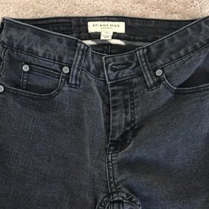 High waist Burberry London Black Jeans